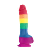 Colours Pride Edition 6 Inch Realistic Silicone Dildo With Balls - Eroticon Ltd