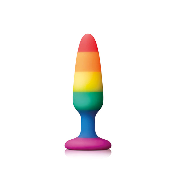 Pride Pleasure Plug Rainbow Small - Eroticon Ltd