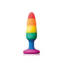 Pride Pleasure Plug Rainbow Small - Eroticon Ltd