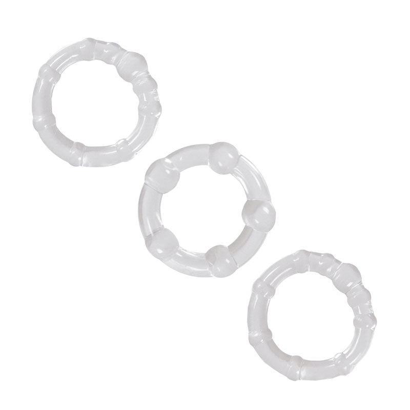 NS Novelties Renegade Intensity Rings Cockrings Clear - Eroticon Ltd
