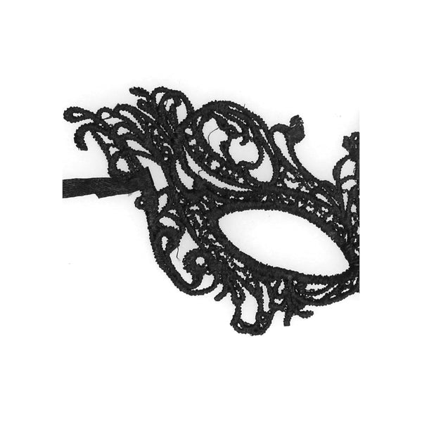 Ouch Royal Black Lace Mask - Eroticon Ltd