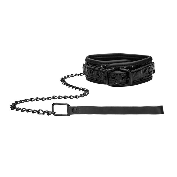 Ouch Luxury Collar With Leash - Eroticon Ltd