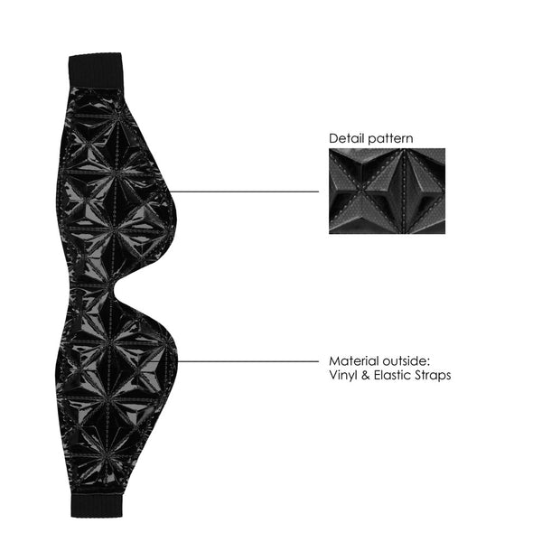 Ouch Black Luxury Eye Mask - Eroticon Ltd