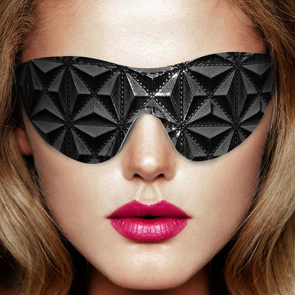 Ouch Black Luxury Eye Mask - Eroticon Ltd