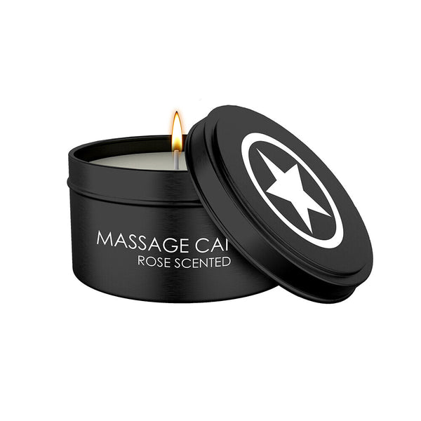 Ouch Massage Candle Rose Scented 100g - Eroticon Ltd