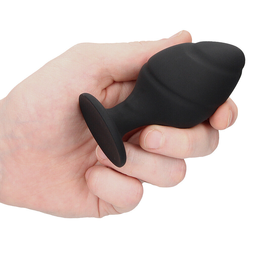 Ouch Silicone Swirled Butt Plug Set Black - Eroticon Ltd