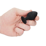 Ouch Silicone Swirled Butt Plug Set Black - Eroticon Ltd