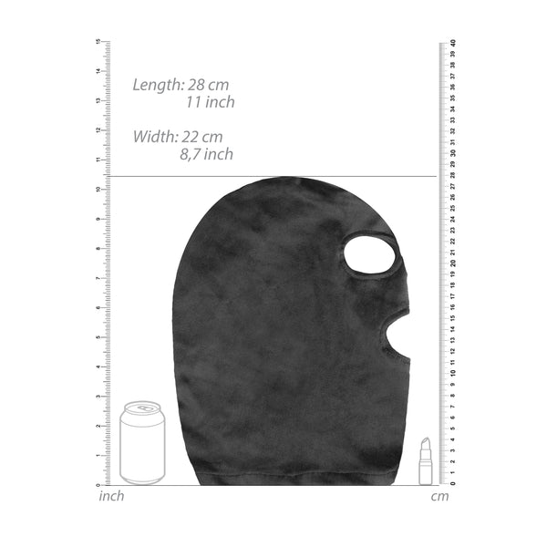 Ouch Velvet Mask With Eye And Mouth Opening - Eroticon Ltd