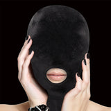 Ouch Velvet Mask With Mouth Opening - Eroticon Ltd