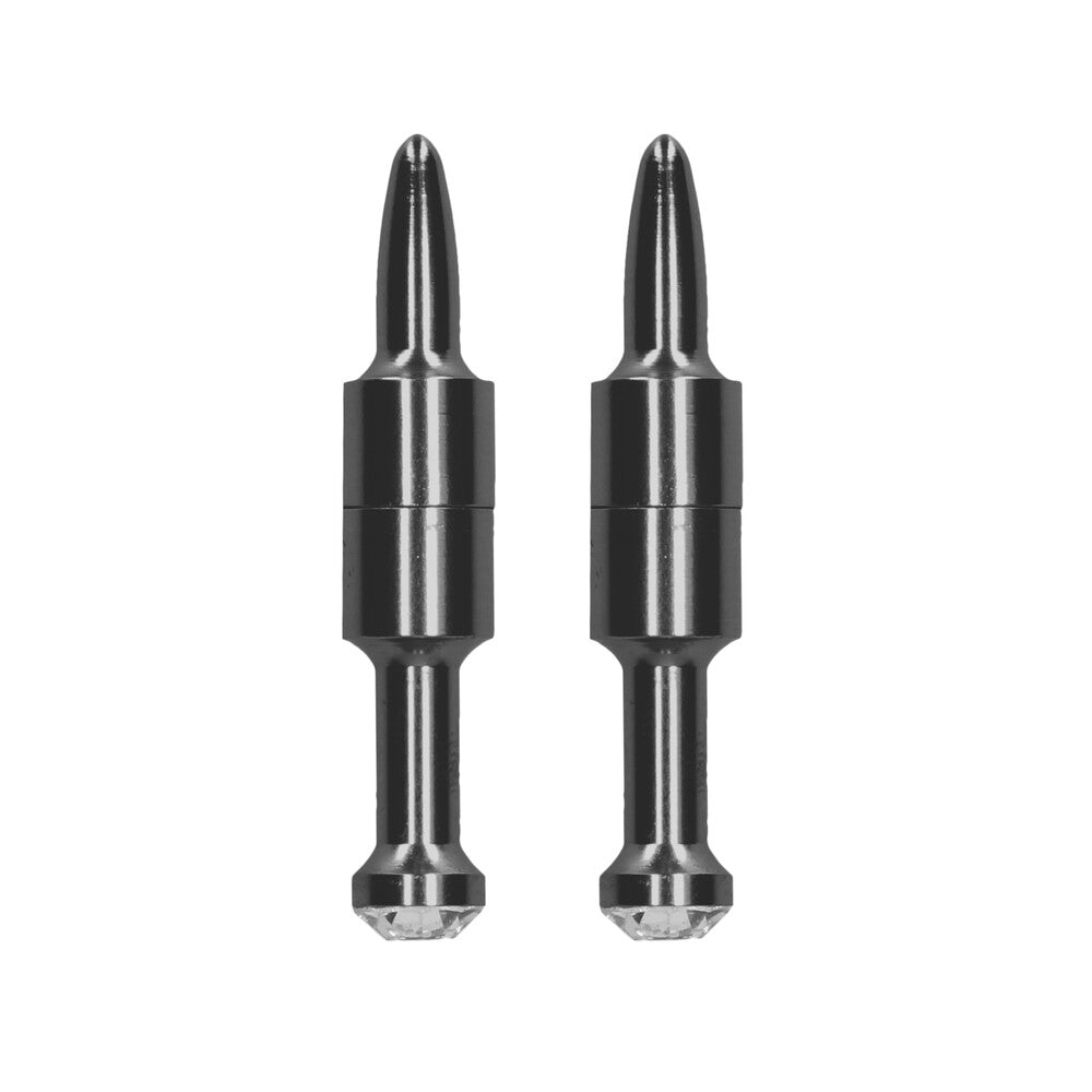 Ouch Magnetic Nipple Clamps Diamond Pin Grey - Eroticon Ltd