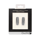 Ouch Magnetic Sensual Cylinder Nipple Clamps - Eroticon Ltd