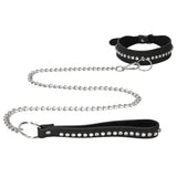 Ouch Diamond Studded Collar With Leash - Eroticon Ltd