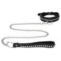 Ouch Diamond Studded Collar With Leash - Eroticon Ltd