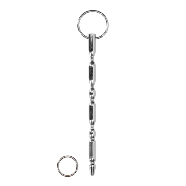 Ouch Urethral Sounding Steel Dilator With Ring - Eroticon Ltd