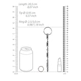Ouch Urethral Sounding Steel Dilator With Ring - Eroticon Ltd