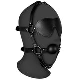 Ouch Xtreme Blindfolded Harness With Solid Ball Gag - Eroticon Ltd