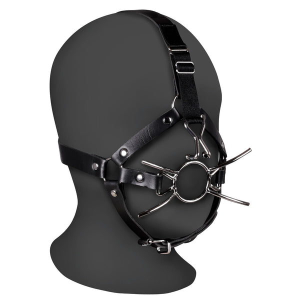 Ouch Xtreme Head Harness With Spider Gag And Nose Hooks - Eroticon Ltd