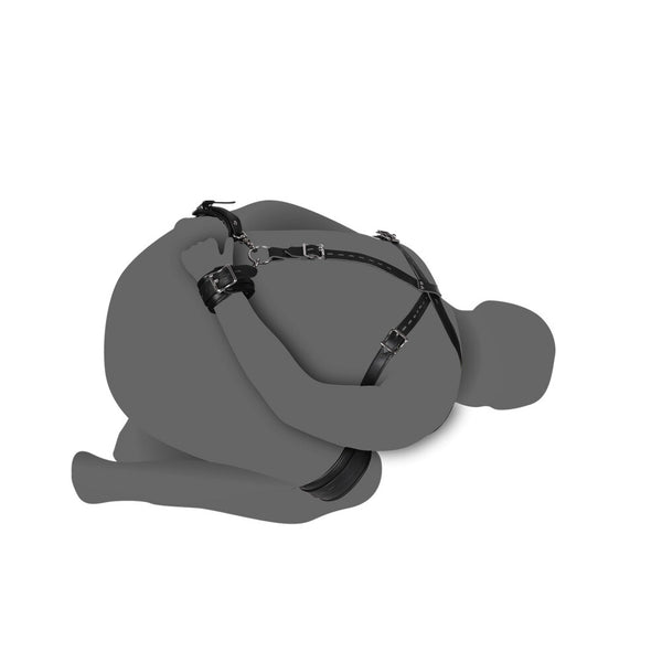 Body Harness with High and Hand Cuffs - Eroticon Ltd