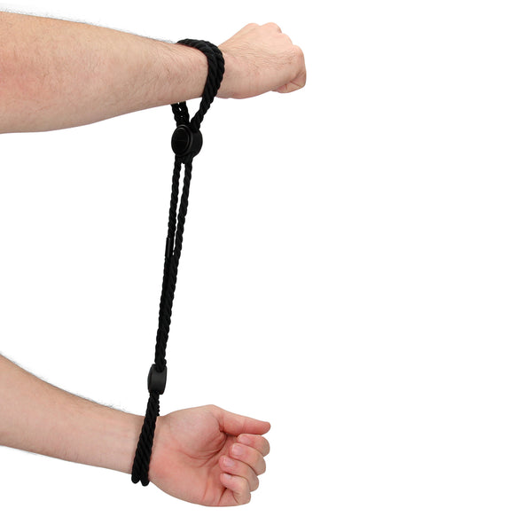 Ouch Adjustable Rope Hand Cuffs - Eroticon Ltd
