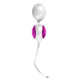 Ovo L1 Silicone Love Balls Waterproof White And Light Violet - Eroticon Ltd