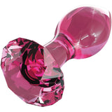 Icicles No.79 Pink Crystal Glass Butt Plug - Eroticon Ltd