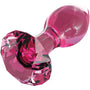 Icicles No.79 Pink Crystal Glass Butt Plug - Eroticon Ltd