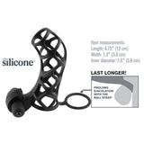 Fantasy Xtensions Silicone Extreme Power Vibrating Cock Cage - Eroticon Ltd