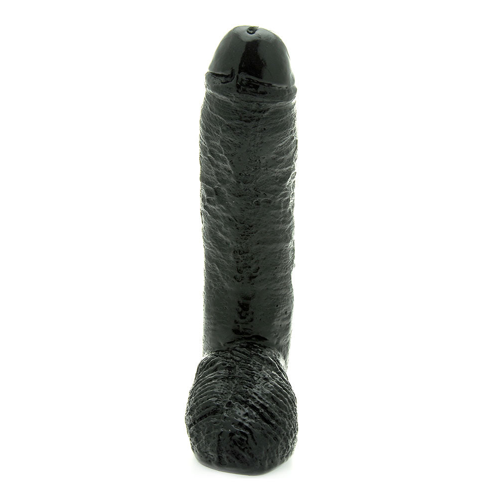 Basix 10 Inch Fat Boy Black Dildo - Eroticon Ltd