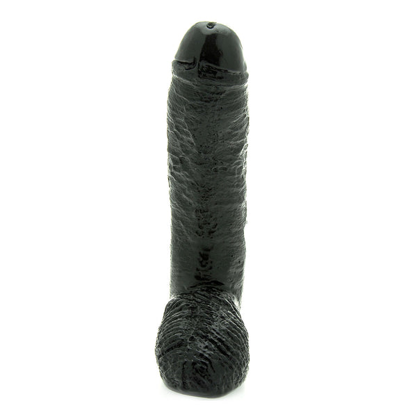 Basix 10 Inch Fat Boy Black Dildo - Eroticon Ltd