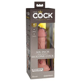 King Cock Elite 6 Inch Dual Density Dildo Caramel - Eroticon Ltd