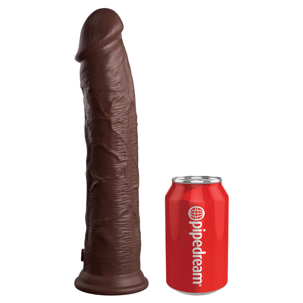 King Cock Elite 11 Inch Dual Density Cock Flesh Brown - Eroticon Ltd