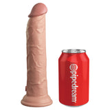 King Cock Elite 9 Inch Dual Density Vibrating Cock Flesh Pink - Eroticon Ltd