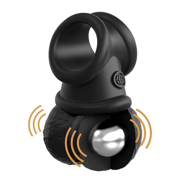 King Cock The Crown Jewels Weighted Swinging Vibrating Balls - Eroticon Ltd