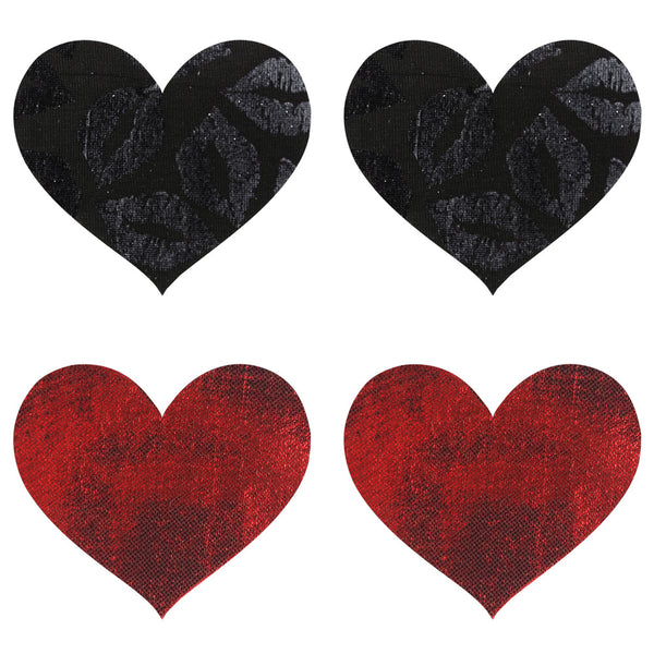 Peekaboo Pasties Stolen Kisses Hearts - Eroticon Ltd