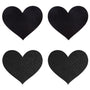 Peekaboo Pasties Black Hearts - Eroticon Ltd