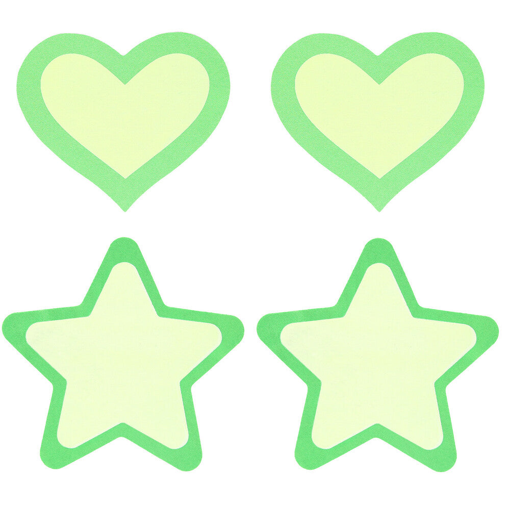 Peekaboo Pasties Glow In the Dark - Eroticon Ltd