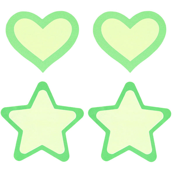 Peekaboo Pasties Glow In the Dark - Eroticon Ltd
