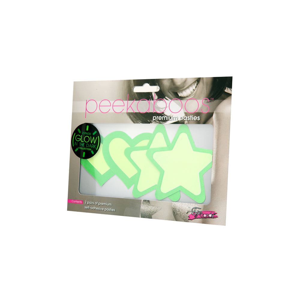 Peekaboo Pasties Glow In the Dark - Eroticon Ltd