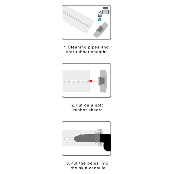 Pumped Black Silicone Pump Sleeve - Eroticon Ltd