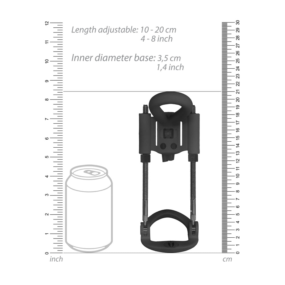Pumped Penis Extender Black - Eroticon Ltd