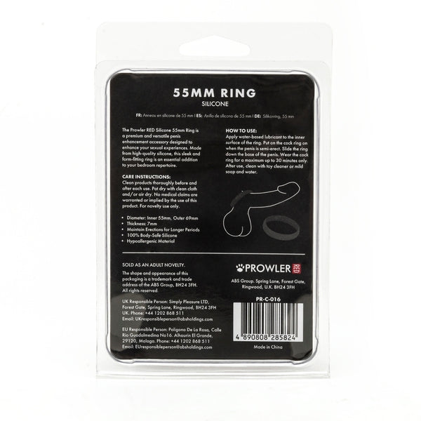 Prowler Red Silicone 55mm Ring - Eroticon Ltd