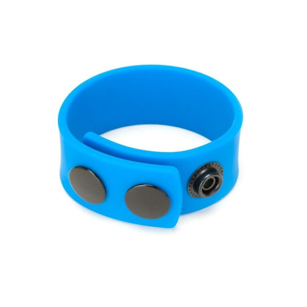 Prowler Red Silicone Adjustable Cock Strap Blue - Eroticon Ltd