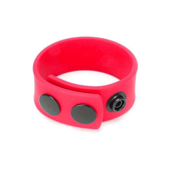 Prowler Red Silicone Adjustable Cock Strap Red - Eroticon Ltd
