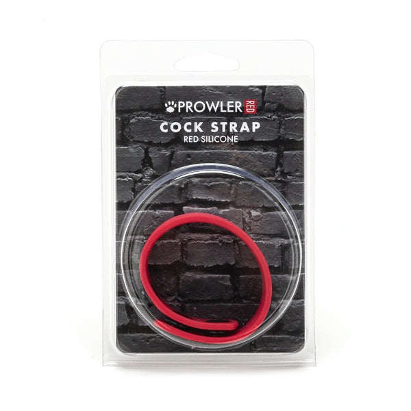 Prowler Red Silicone Adjustable Cock Strap Red - Eroticon Ltd