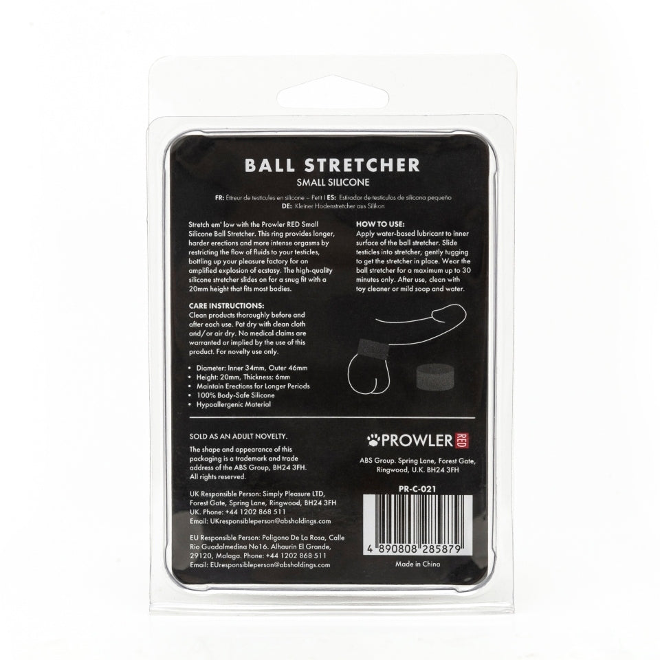 Prowler Red Small Silicone Ball Stretcher - Eroticon Ltd