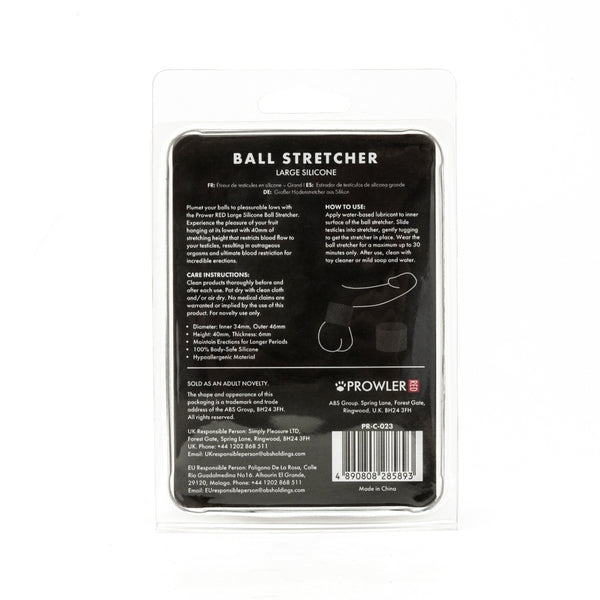 Prowler Red Large Silicone Ball Stretcher - Eroticon Ltd