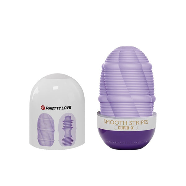 Pretty Love Cupid X Smooth Stripes Masturbator - Eroticon Ltd