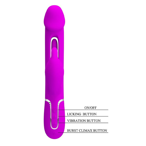 Pretty Love Kampas Rechargeable Rabbit Vibrator - Eroticon Ltd