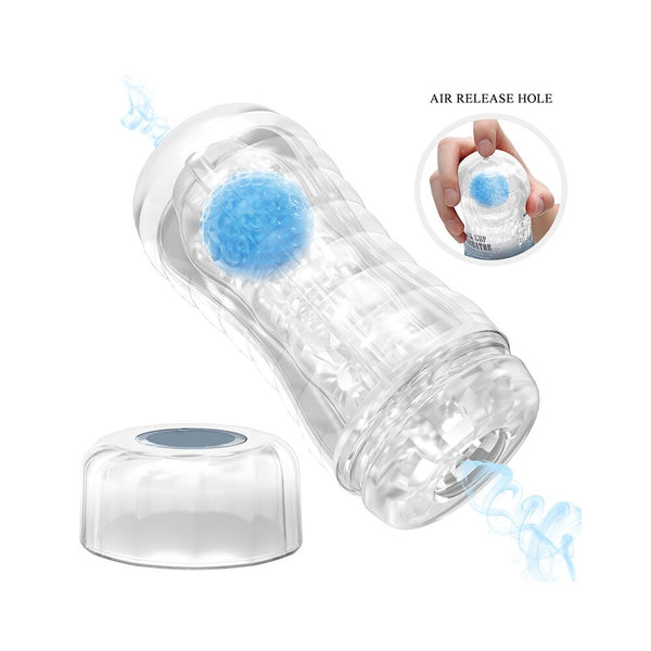 Pretty Love Plant Blue Vacuum Masturbator - Eroticon Ltd