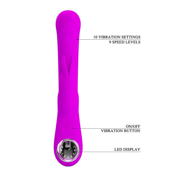Pretty Love Lamar LED Rechargeable Rabbit - Eroticon Ltd